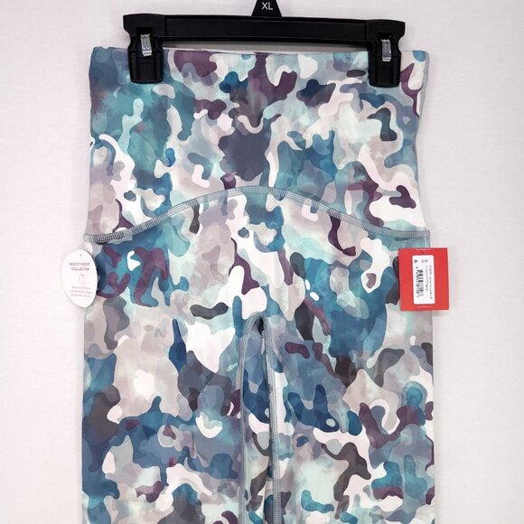 Spanx Legging Womens Small  7/8 Booty Boost Painted Camo Pink Active Yoga Pants - Picture 5 of 16